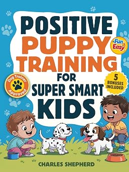 Positive Puppy Training for Super-Smart Kids Fun & Easy, Step-by-Step Guide to Stop Biting, Master Potty Training, and Teach Fun Tricks Without the Stress Positive Dog Training Books