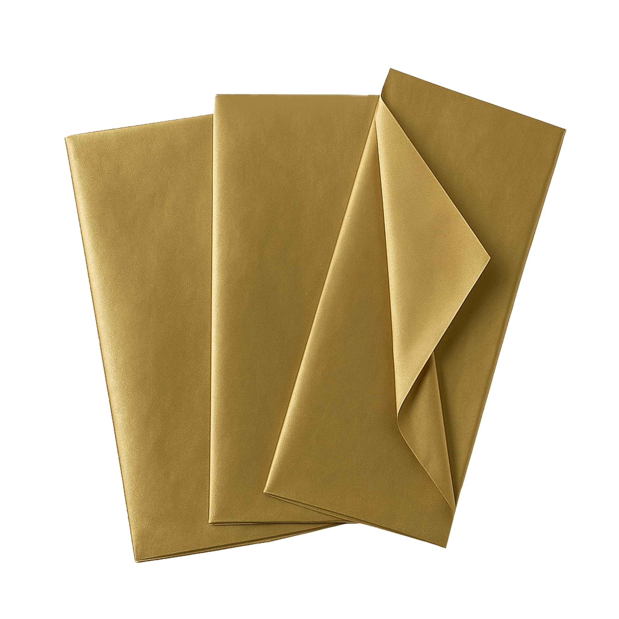 Janrax Metallic Gold Pack Of 10 Acid Free 50 X 70Cm Tissue Paper Sheets