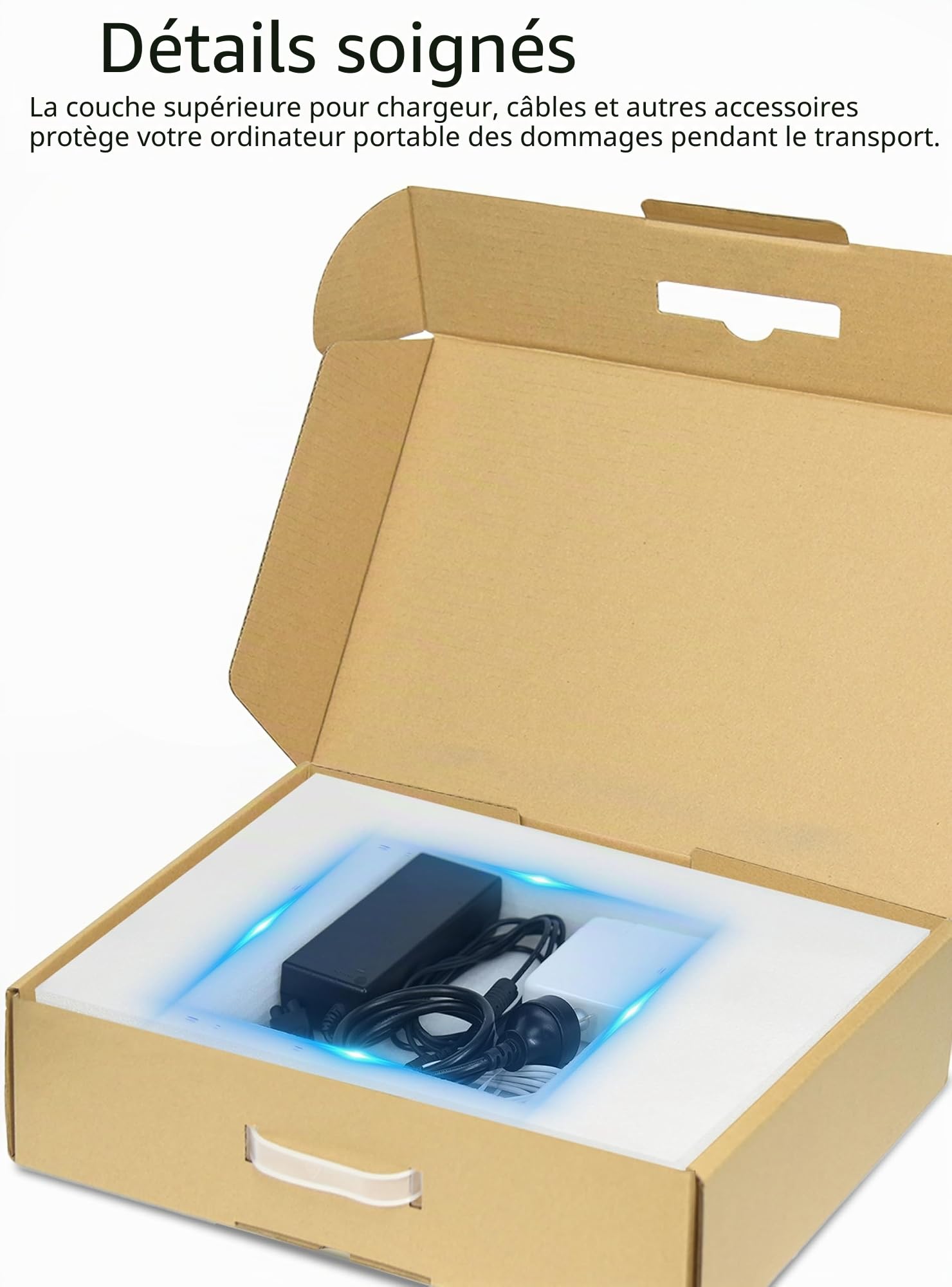 Orionstar Boîte pour ordinateur portable avec mousse de protection pour ordinateur portable 17,3"