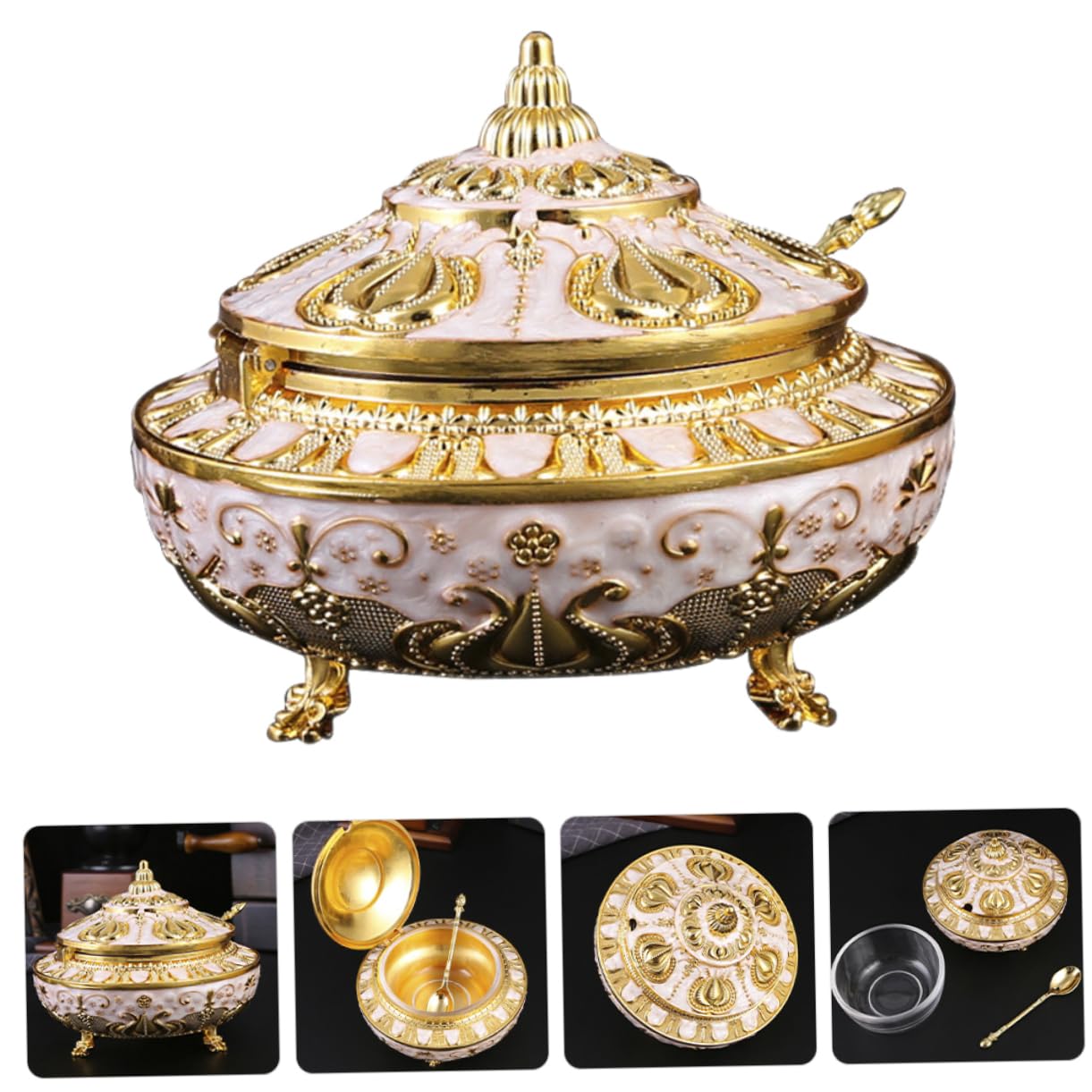 TOPBATHY Tarro De Especias Vintage Dispensador De Sal Bote Multifunción Para Condimentos