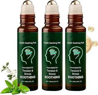 Florus Migraine Stick Roll On, Migraine and Headache Relief Roll-On, Aromatherapy Relief, Fast Cooling Sedation Comfort for Your Head, for Camping, Skin, Aromatherapy Relief