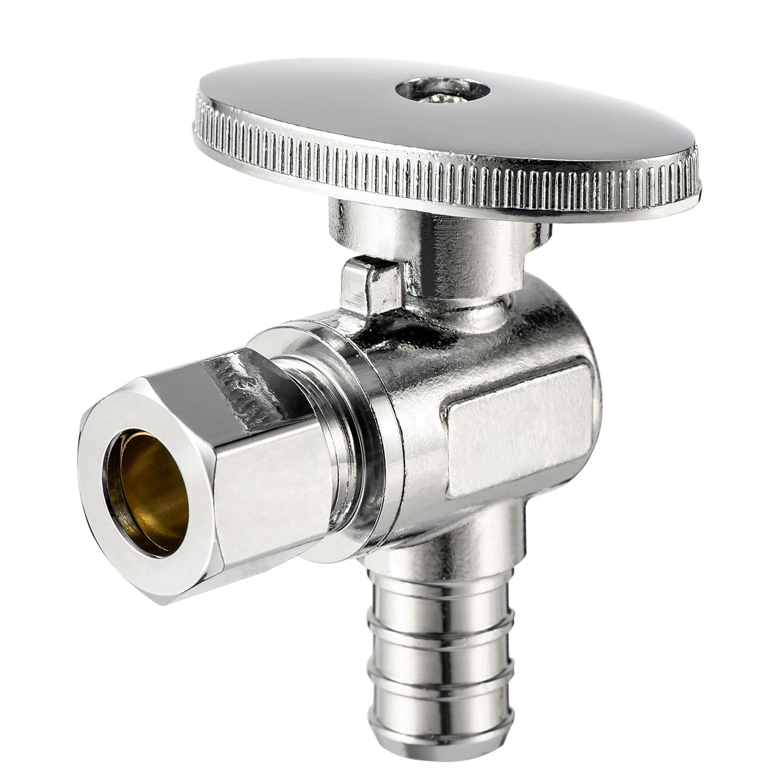 Buxuaaaa Multicolor Coppers Angles Stop Valves Turn Water Shut Down Valves Replacement Compression Outlet Angles Globes Barbs Crimp Globes