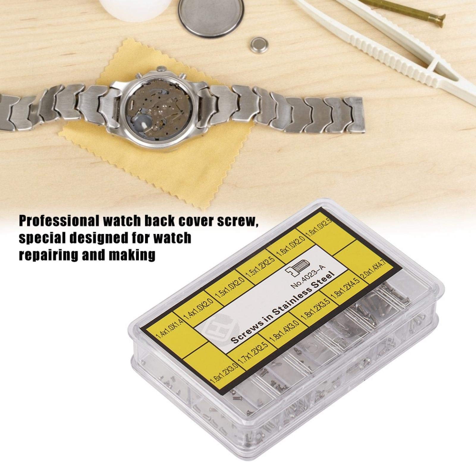 Kit 1200 Micro Viti E Dadi In Acciaio Inox Per Riparazione Occhiali, Orologi E Cellulari