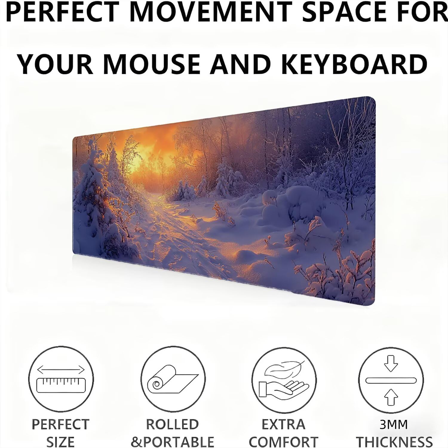 Podkładka pod mysz, podkładka pod mysz XXL 1200 x 600 podkładka pod mysz dla graczy, wodoodporna gumowa podstawa, duża podkładka pod mysz do gier na biurko szyte krawędzie wodoodporna antypoślizgowa