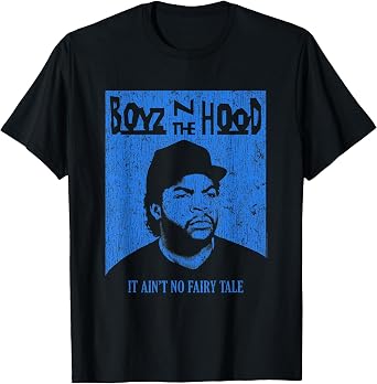 Boyz n the Hood Doughboy Blue Rectangle T-Shirt
