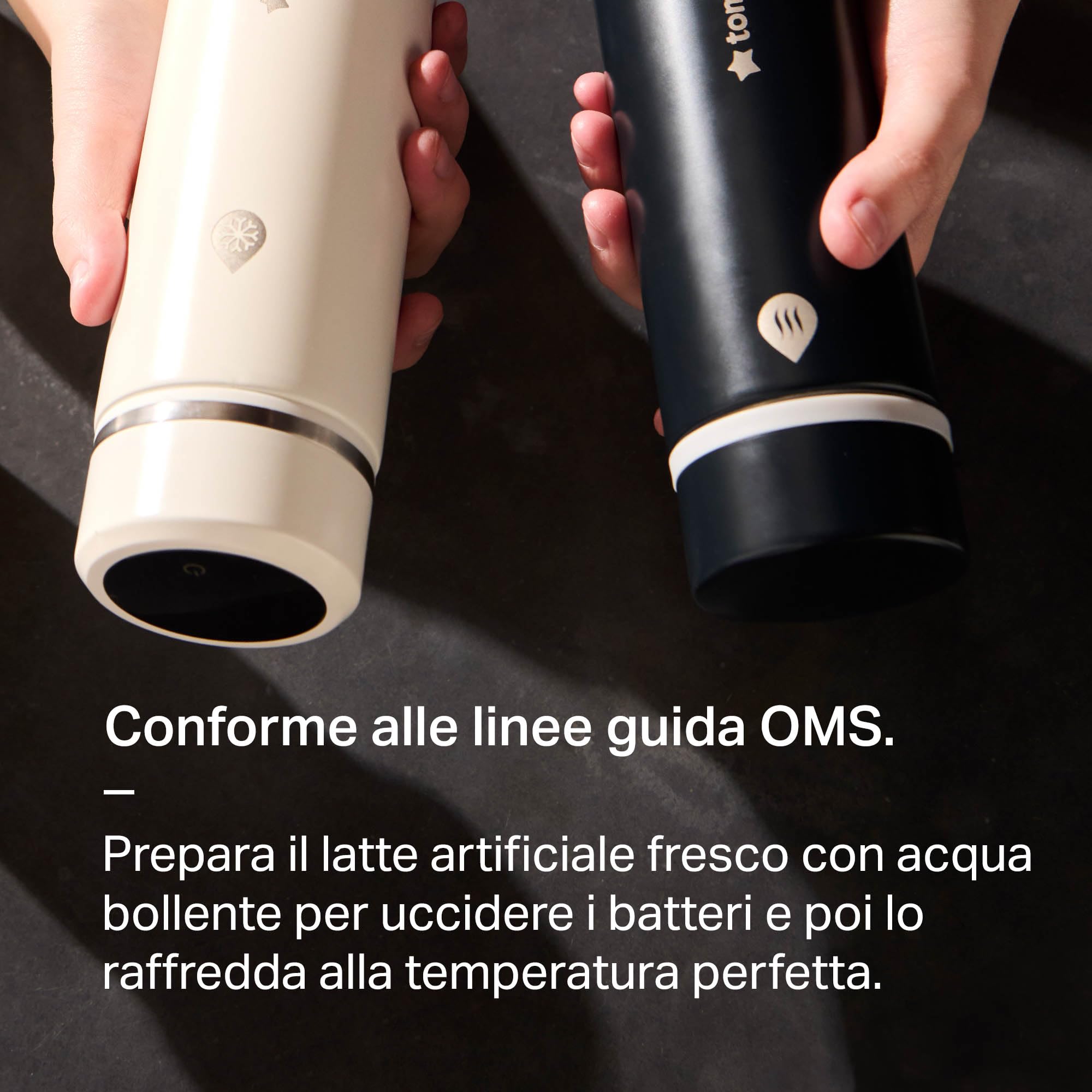 Tommee Tippee Set Preparazione Biberon PrepGo, Raffredda il Latte Alla Giusta Temperatura in 2 Minuti, Portatile con Display per la Temperatura