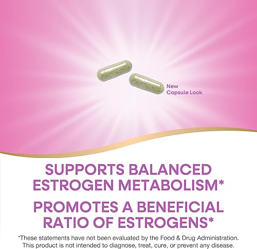 Miniatura 2 de Nature's Way DIM-Plus, DIM Supplement, Supports Balanced Estrogen Metabolism*, Supports Estrogen Hormone Balance*, Diindolylmethane, 120 Vegan