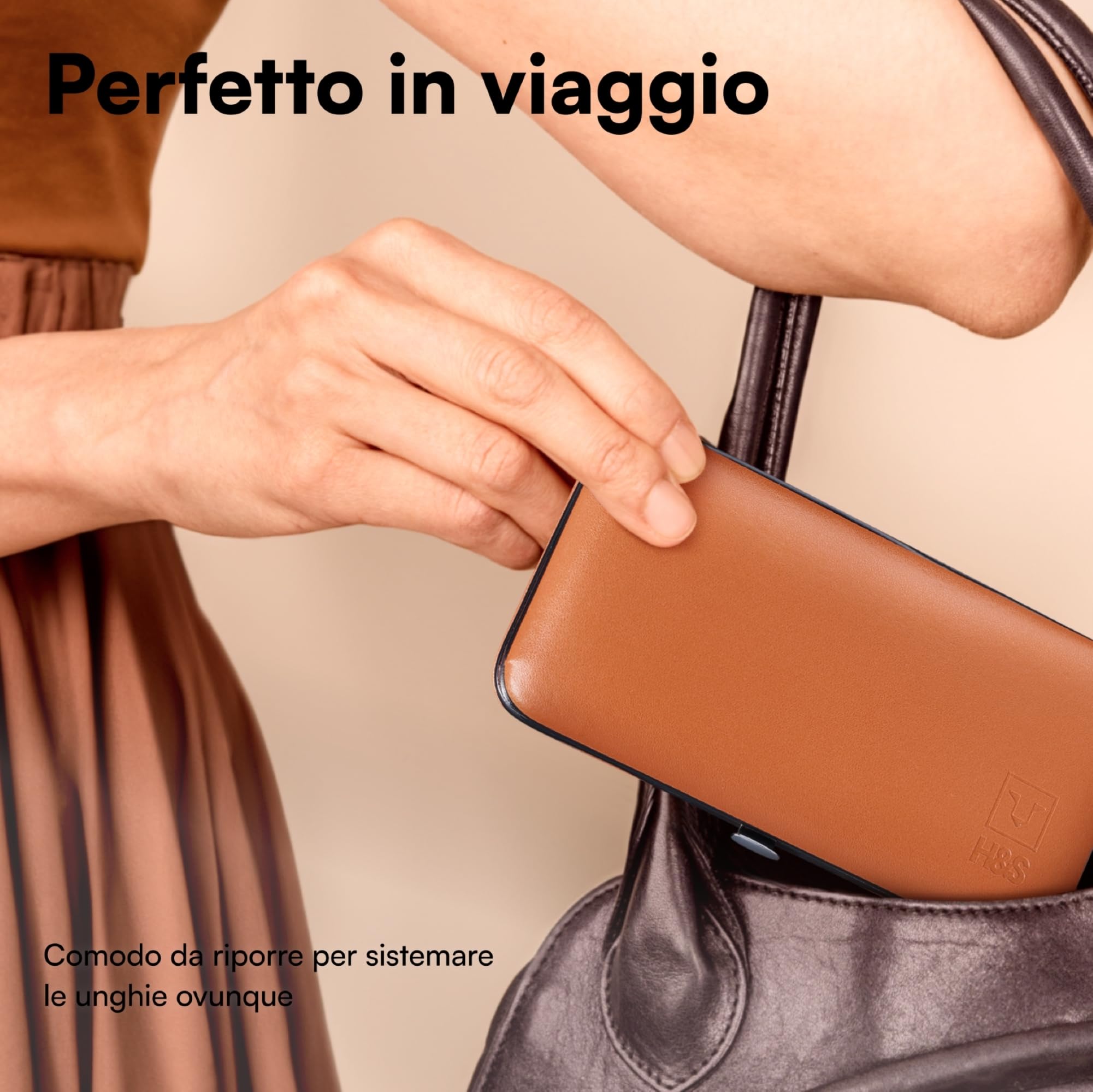 H&S Set Tagliaunghie - Set Manicure Professionale - Kit Tagliaunghie e Pedicure - Kit Unghie Uomo Donna - 16 pcs Acciaio Inox - Taglia Unghie Mani Piedi - Include Custodia da Viaggio