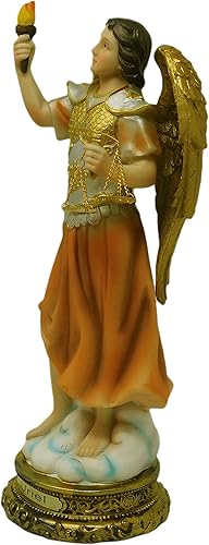 Miniatura 2 de Uriel Arcángel - Estatua de resina de 11.8 in (20048-GLD) de Uriel Arcangel