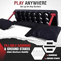Vista 6 de Soccer Rebounder Board, 6-in-1 Rebound Modes Portable Dual Surface Soccer Wall with 3 Adjustable Angles for Passing, Control & Reflex, Kick Back