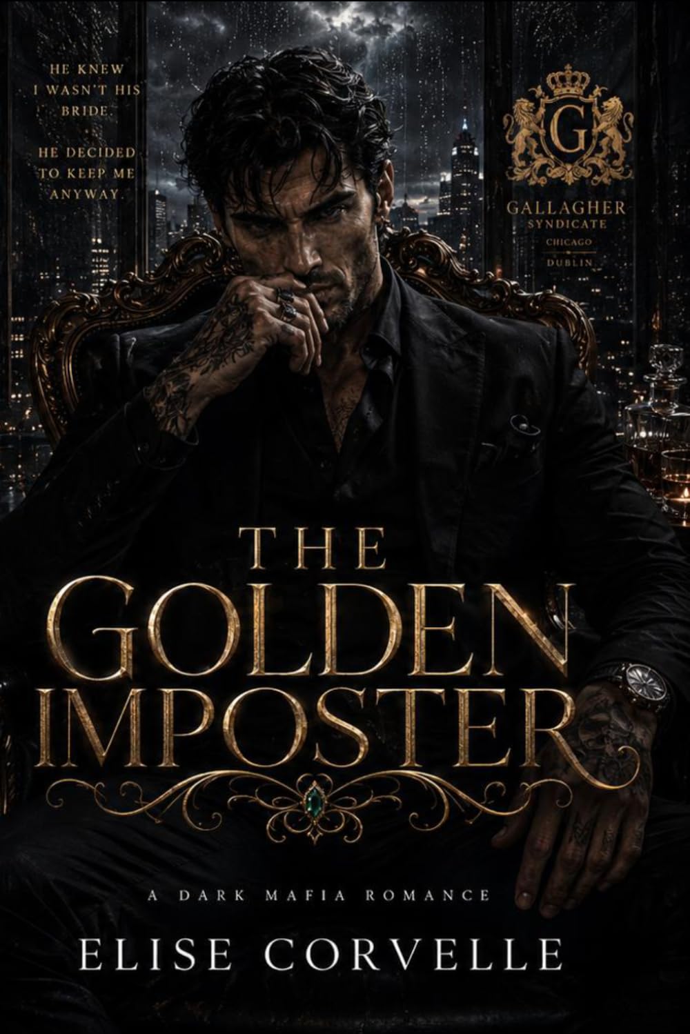 The Golden Imposter: A Dark Mafia Marriage of Convenience Romance (Empire of Vows)