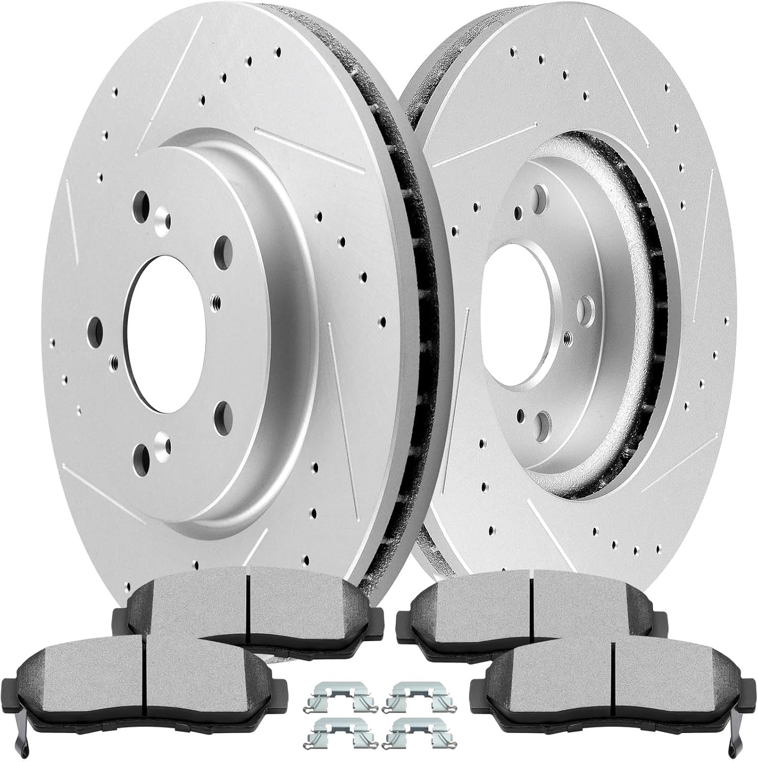 SCITOO Front Brake Kits D1089-7994 Brake Pads & 31368 Brake Rotors Fit For Honda For Odyssey 2005-2010