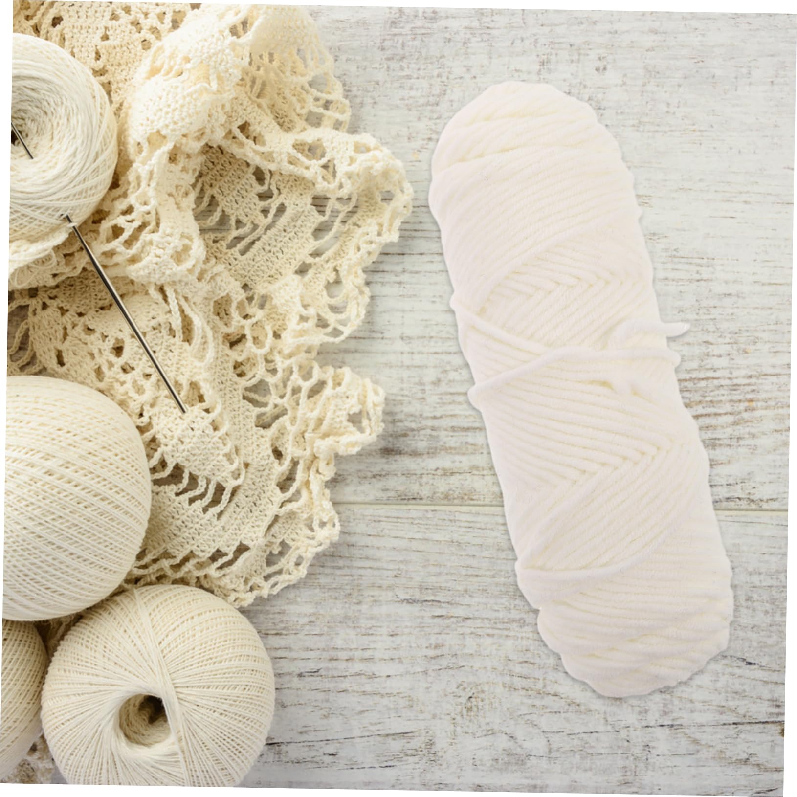 Yarn in Cotone 8ply, 7 Pezzi, per Fai e Uncinetto