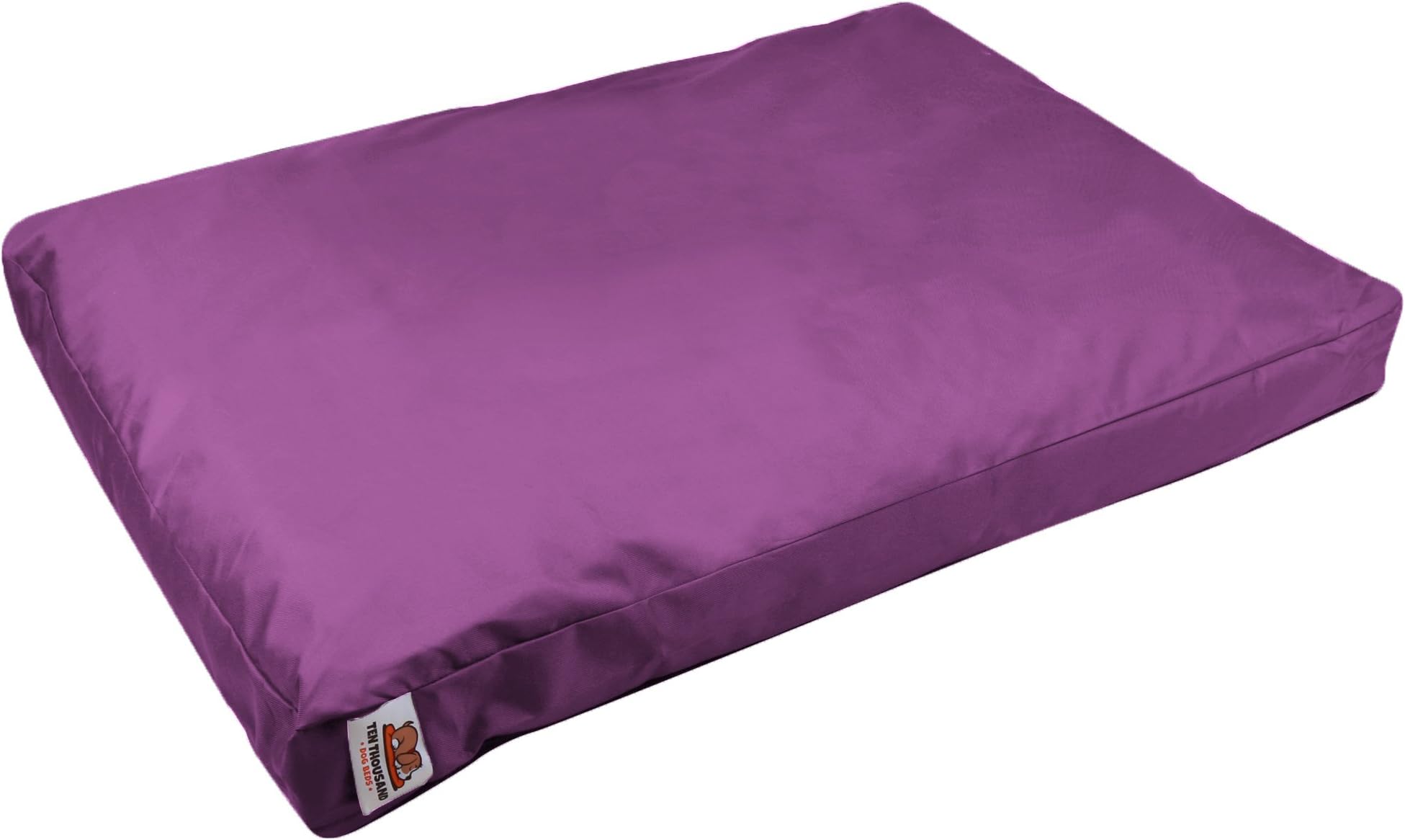 Ten Thousand Dog Beds Plush Large - 44 x 34 x 4 Inch - Durable Purple