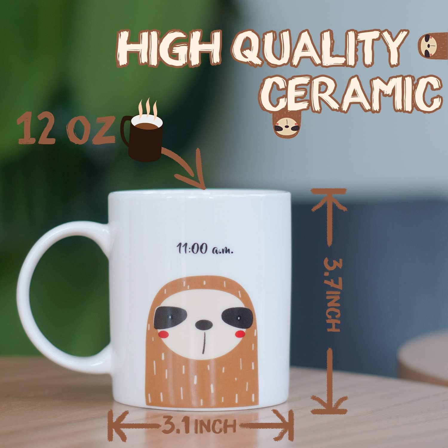 Exсluѕіvе Dіѕсоunt 90% Prісе Sloth Gifts Funny Coffee Mug for Women and Men 12oz/350ml | Unique Gift Idea on any Occasion | Ceramic Tea Mugs for His and Hers Gifts | Funny Gift Idea for Sloth Lovers