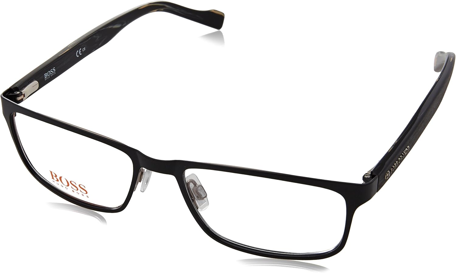 Boss Orange Herren BO 0151 6SO 53 Sonnenbrille, Schwarz (Mtbkrt Wodbk