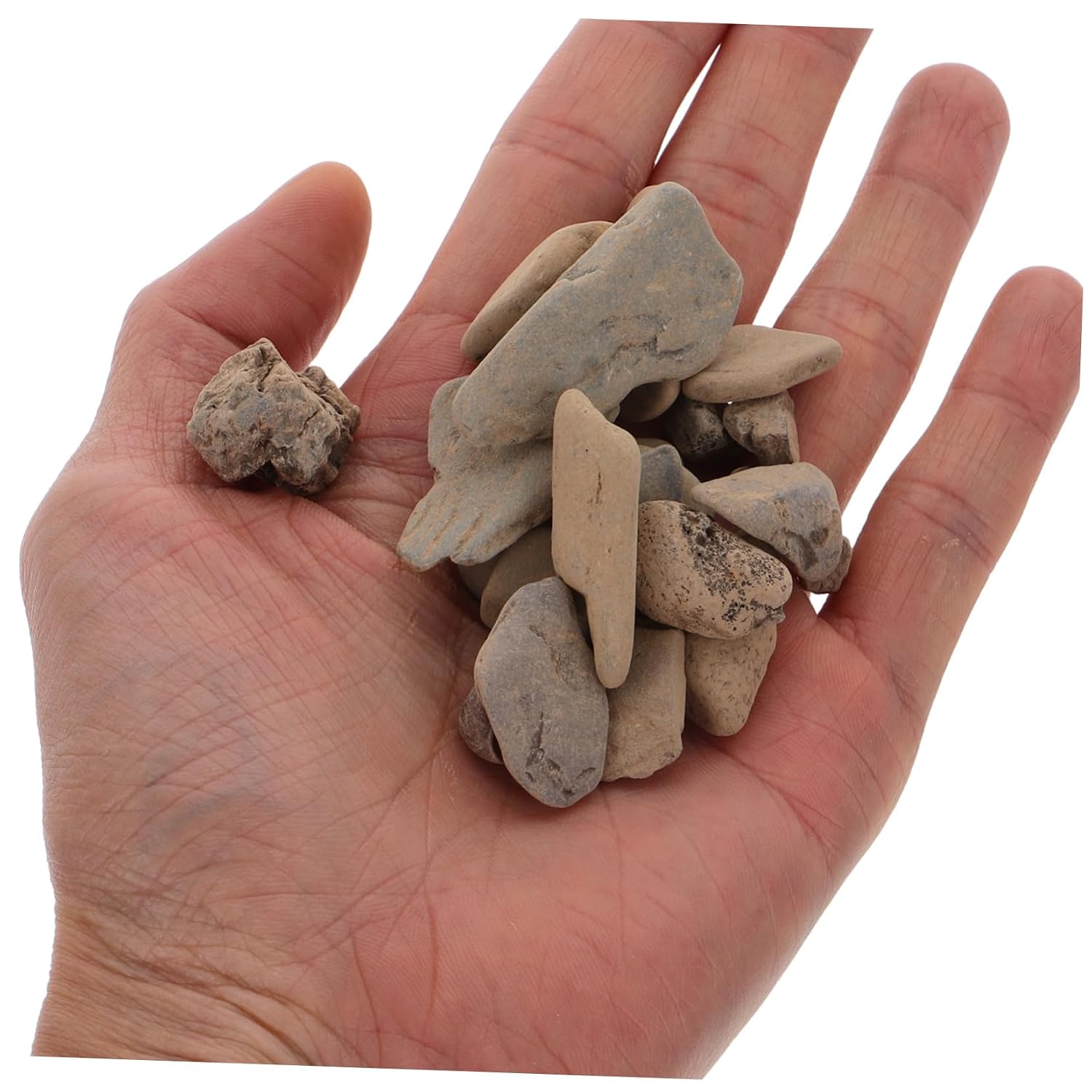 1bag Bag of Natural River for Aquariums and Landscaping Decorative Stones for Flowerpots Turtle Tanks and Plant Arrangements