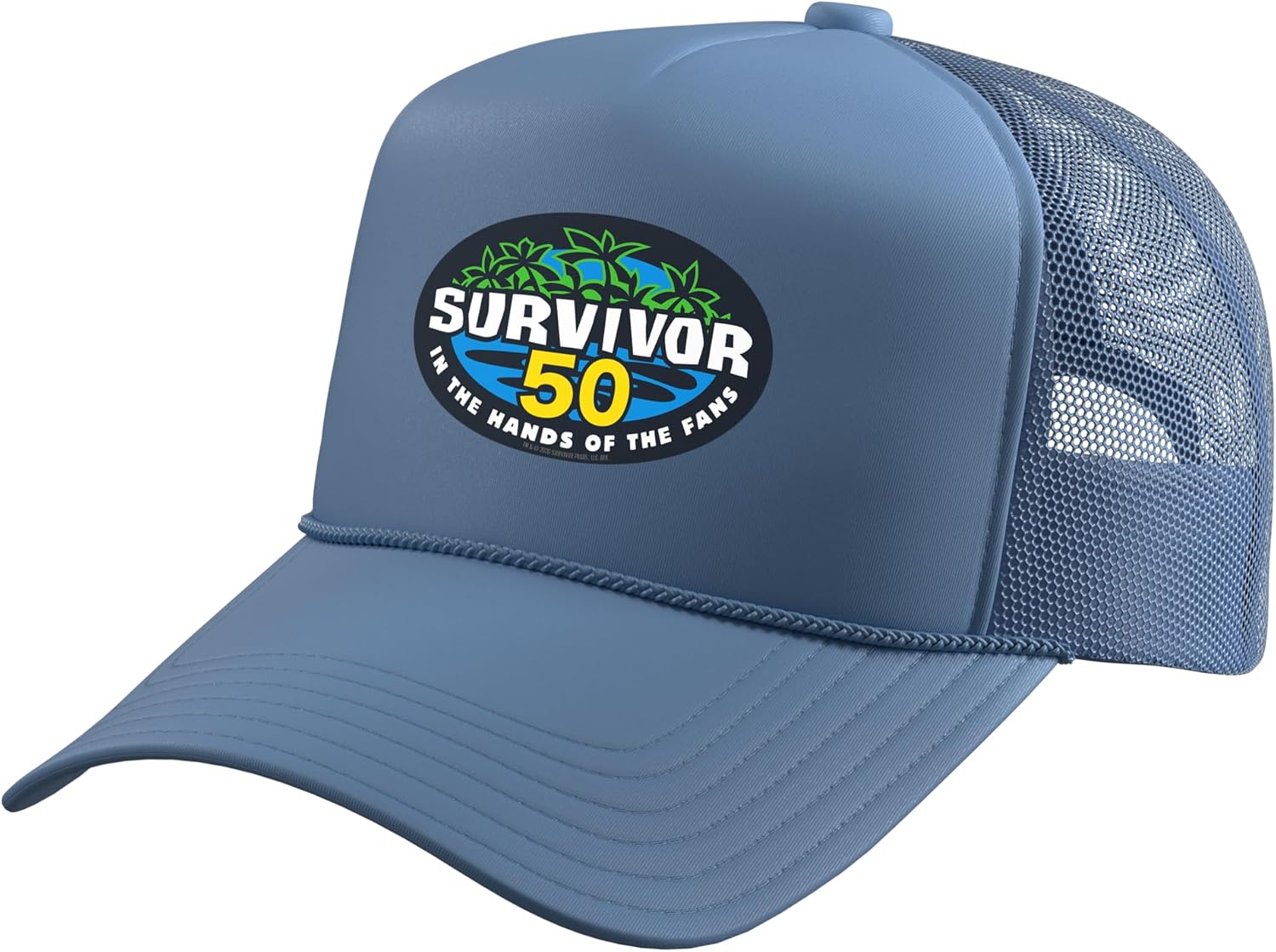 Survivor Season 50 Logo Officially Licensed Trucker Hat with Adjustable Mesh Back
