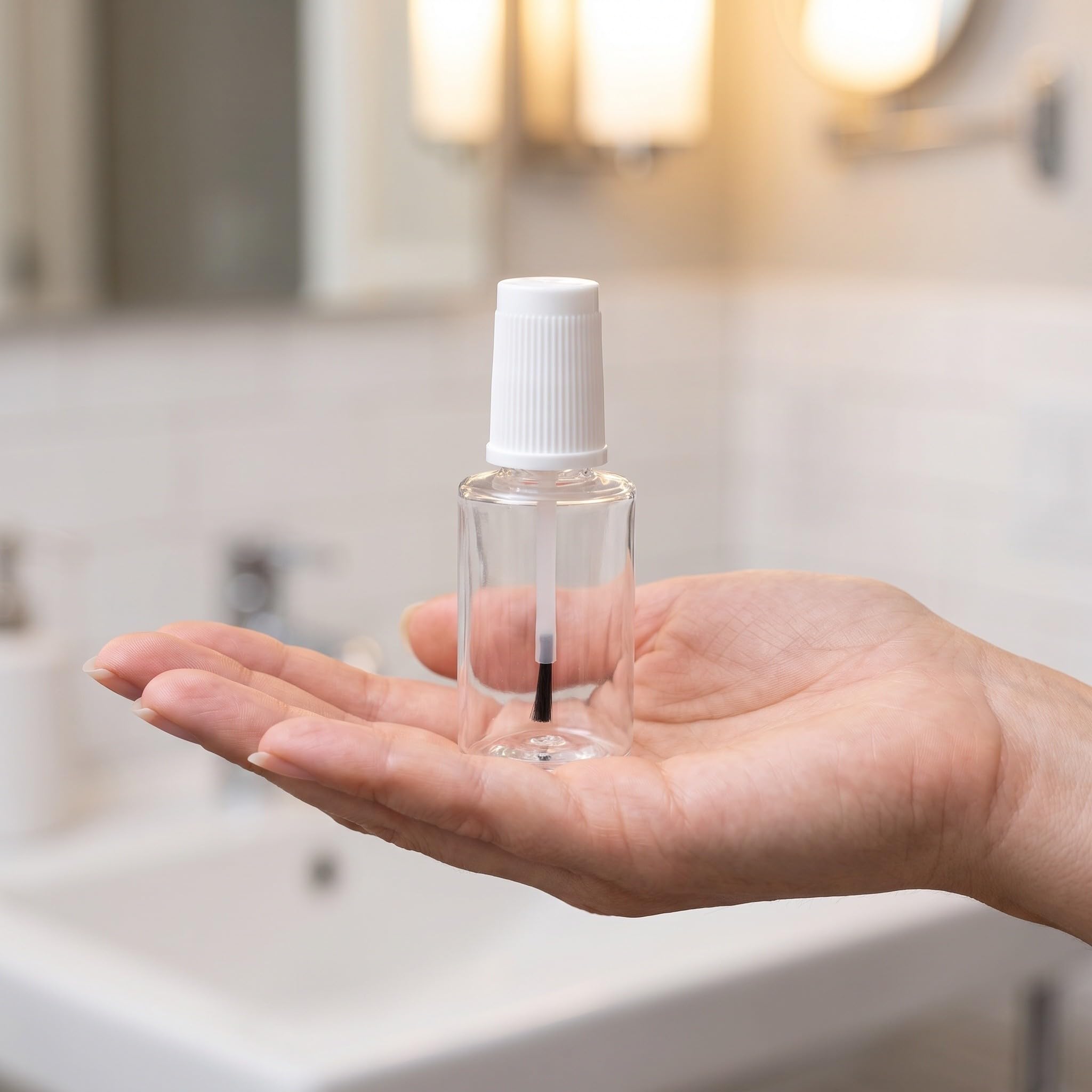 Zerodeko 20 flaconi vuoti ricaricabili da 20 ml per smalto per unghie con