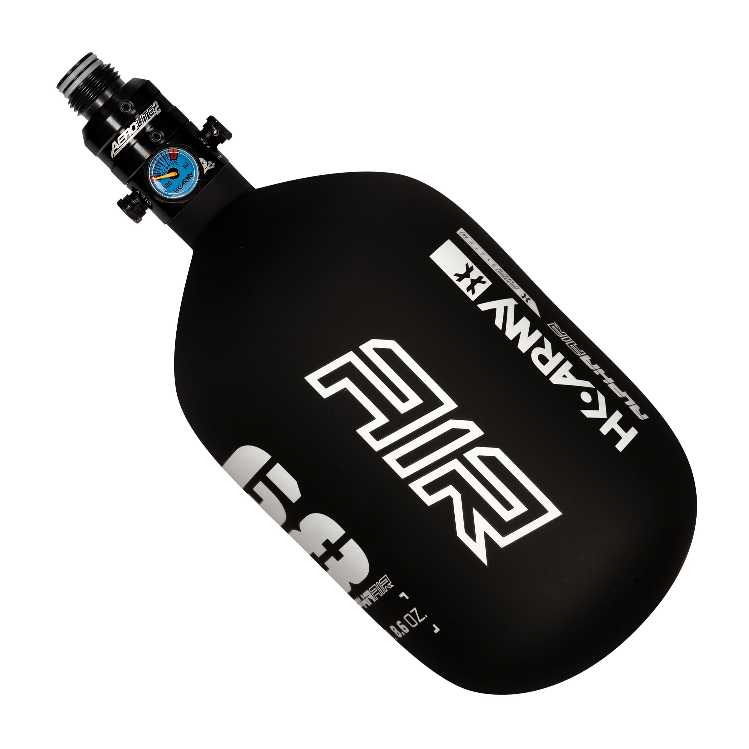 HK Army HPA Paintball Tank - Lightweight Pro Alpha Air Carbon Fiber Compressed Air Tank PRO Reg 4500psi