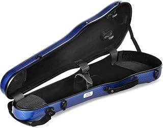 Knilling 610VNBL 3/4-4/4 Size Mirage Polycarbonate Shaped Violin Case - Blue