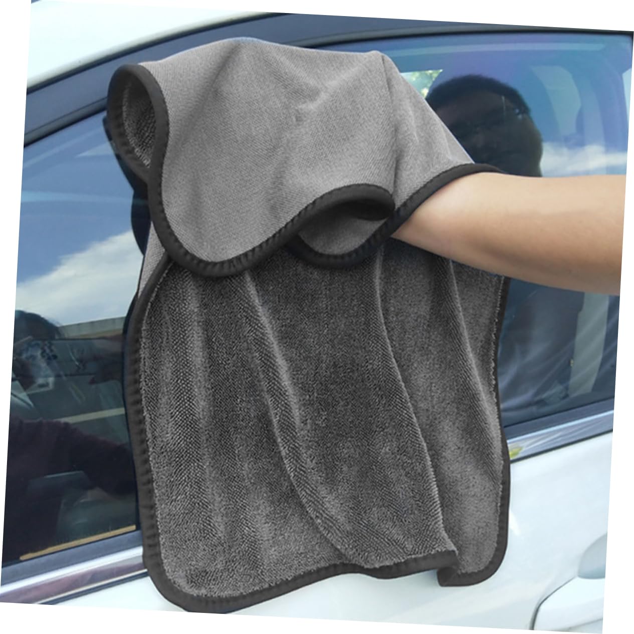 4stücke Car Washing Towel Hochabsorbierendes Reinigungstuch Für Vielseitig Einsetzbar Für Auto Möbel Und Küche Effektive Fleckenentfernung Für Glänzende Oberflächen