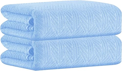 Miniatura 7 de CHINO Toallas de baño, 2 toallas de baño extra grandes, 2 toallas de mano, 4 toallas de baño suaves de microfibra súper absorbentes, toallas de baño
