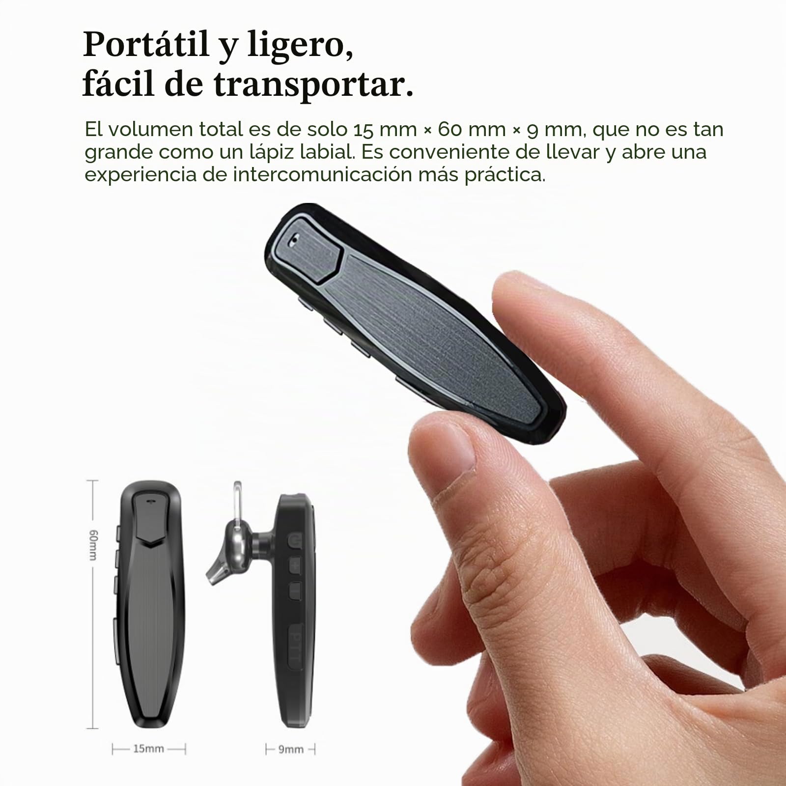 radtel Walkie Talkie Bluetooth Headset PTT earpiece Handfree Wireless Headphone Mic Compatible with BaoFeng UV-5R BF-88E Quansheng UV-K5 RT24 Kenwood RT-490 RT-470X Two Way Radio (Updated)