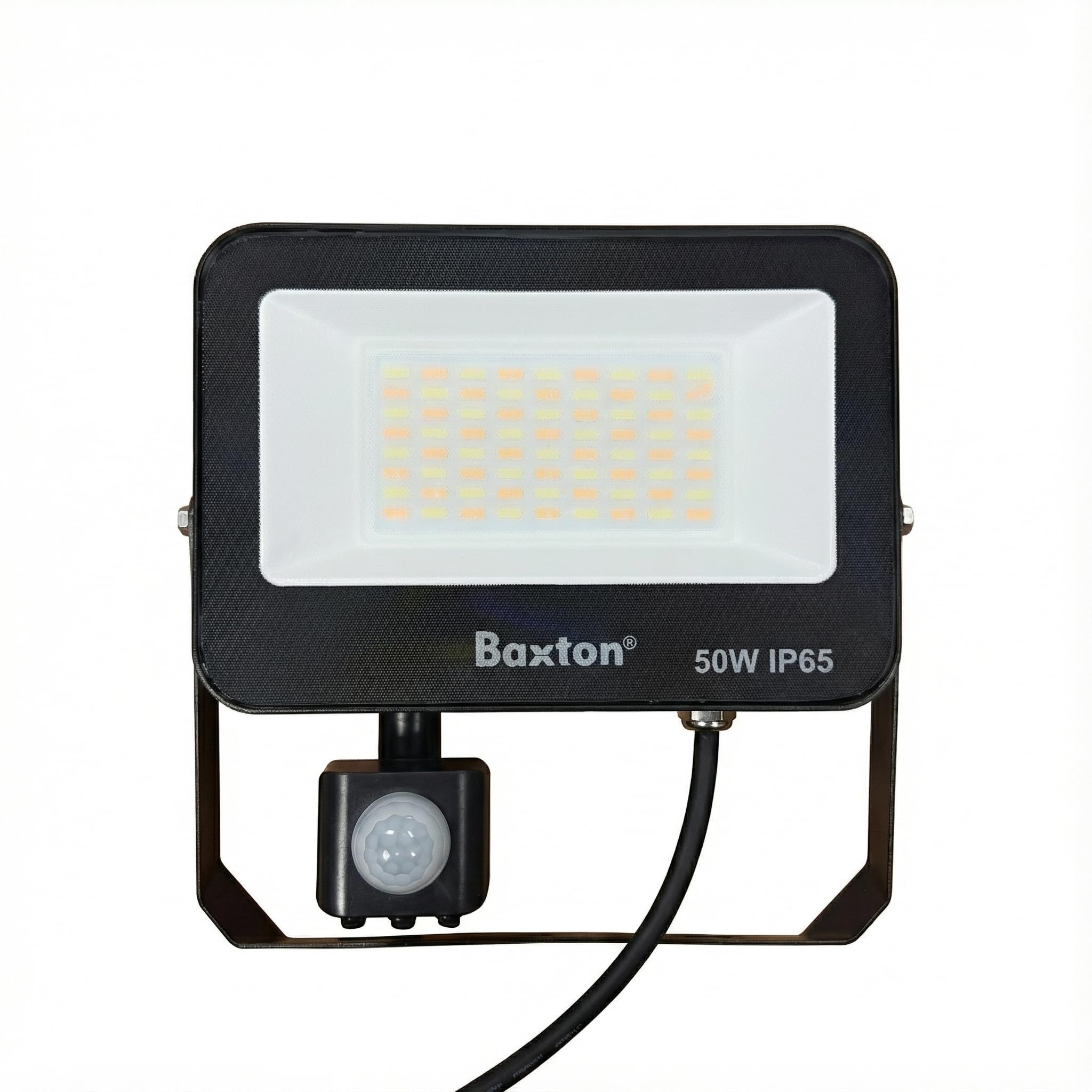 Baxton LED Floodlight 20w/30w/50w/100w/200w with PIR Sensor (3CCT) (50, Watts)