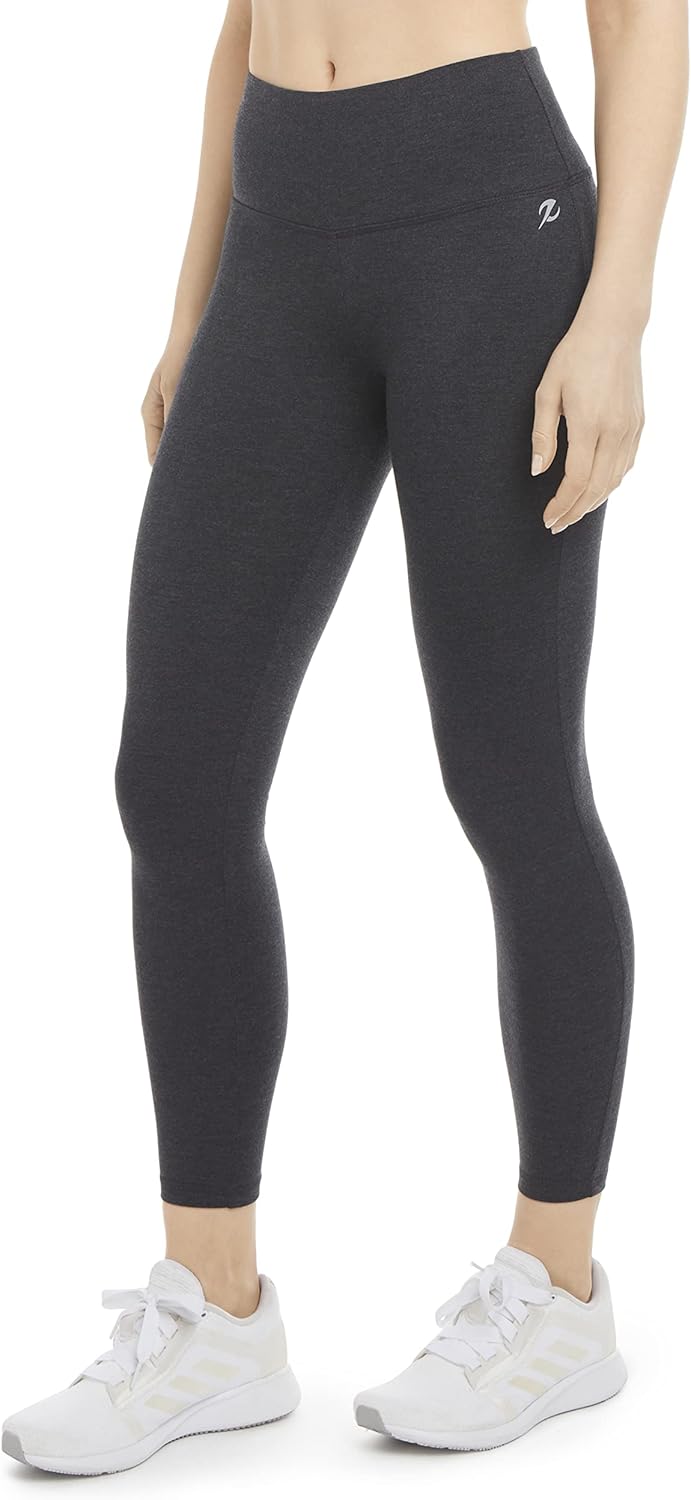 Energy Zone Womens Cotton Stretch High Waist Ankle Legging - Image 3