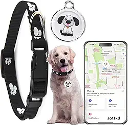 Dog Tracker GPS-GPS Coleira para cães - Rastreador GPS para cães | Android e iOS Universal | Sem taxa mensal | À prova d'água | Funciona com qualquer coleira