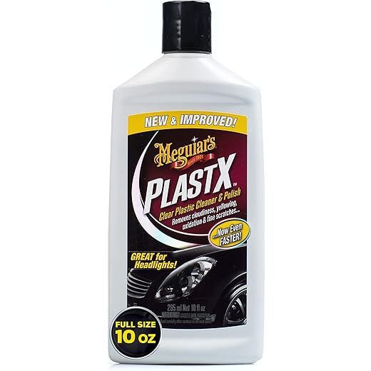 Meguiars Clear Plastic Cleaner + Polish 10 Oz
