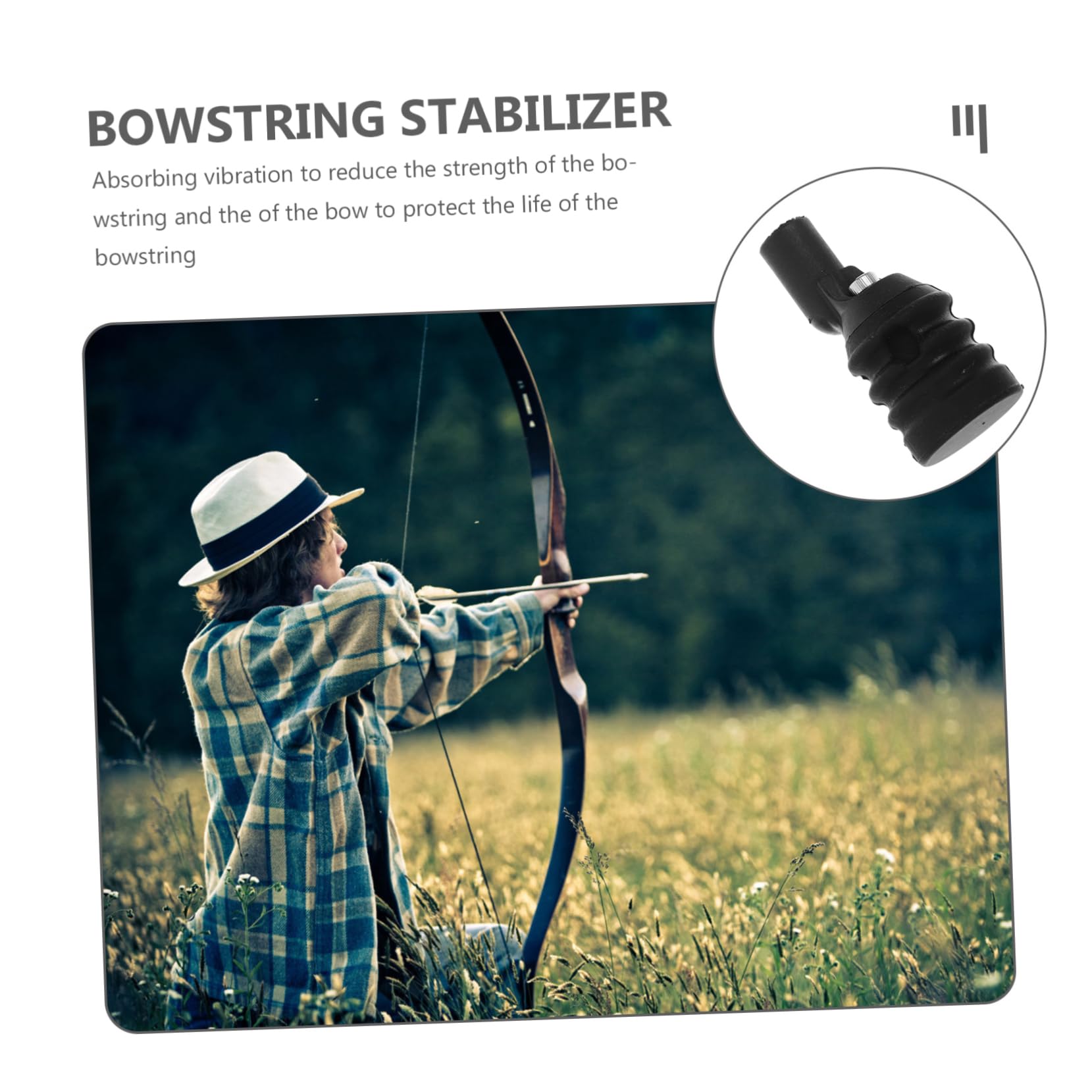 BESPORTBLE Stabilizer Kit Bowstring Absorber Vibration Damper for Hunting