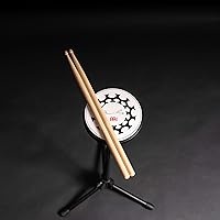 Vista 6 de Almohadilla de práctica de tambor de 6", de silicona — Rebote medio y volumen controlado para velocidad, potencia y precisión, logotipo clásico