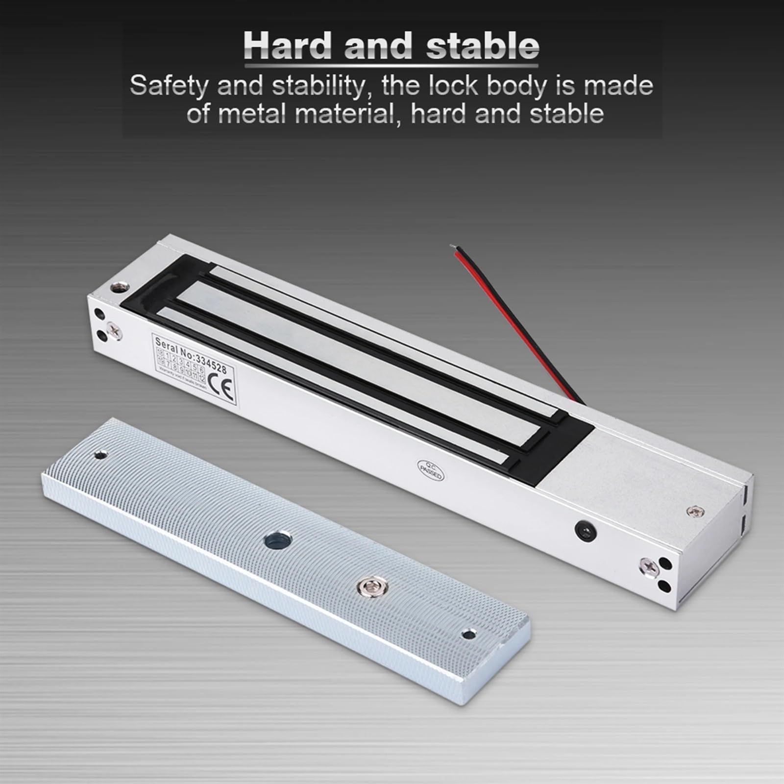 Cerradura eléctrica for Armario Cerradura de Puerta magnética eléctrica, Control de Acceso de Fuerza Fuerte de 280kg for Puerta, Cerradura Electromagnética for cajón de Armario