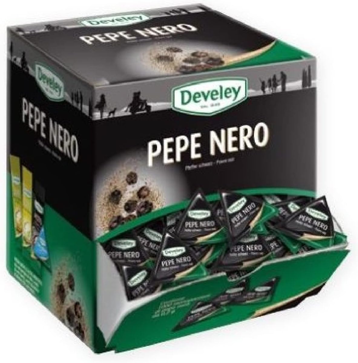 PEPE DEVELEY PEPE NERO BOX 800 BUSTINE MONODOSE 0,2g CONDIMENTO CARNE INSALATA