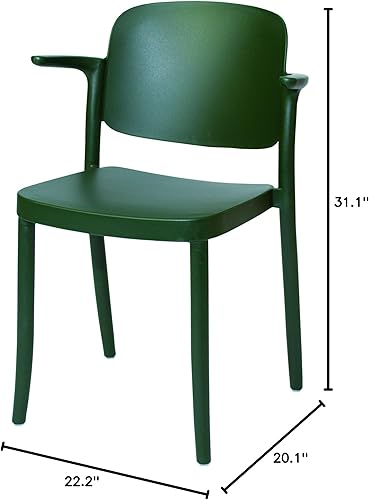 Miniatura 3 de Cherantola COLOS/PIAZZA2 Italia Cerantra Coros/Piazza - Silla 2, color verde