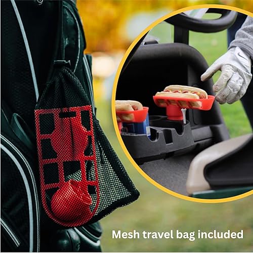 Miniatura 3 de Dog'on Caddy - Soporte para carrito de golf para perros calientes  Regalos de torneo de golf  Regalo único de golf  Regalos de golf de menos de $15
