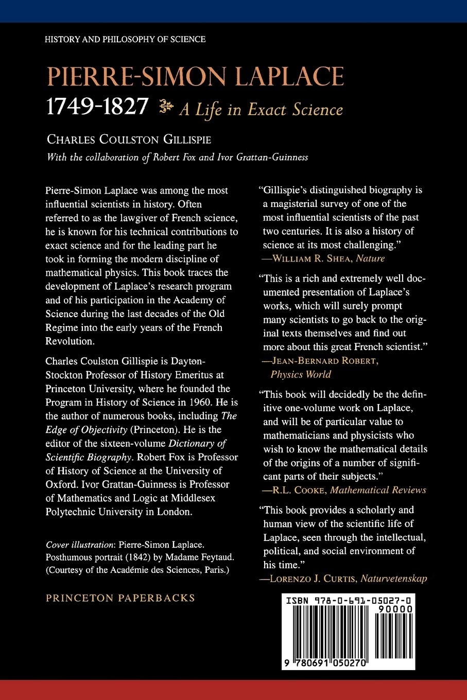 Pierre-Simon Laplace, 1749-1827: A Life in Exact Science: Gillispie,  Charles Coulston: 9780691050270: Books - Amazon.ca