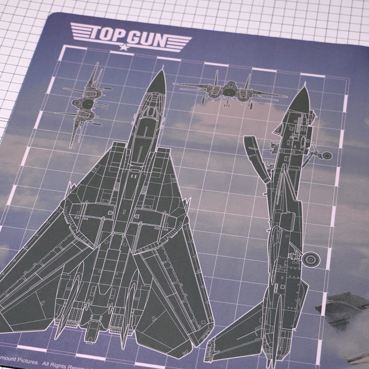 Amazon.co.jp: グルーヴガレージ TOP GUN ラバーマット F14 約