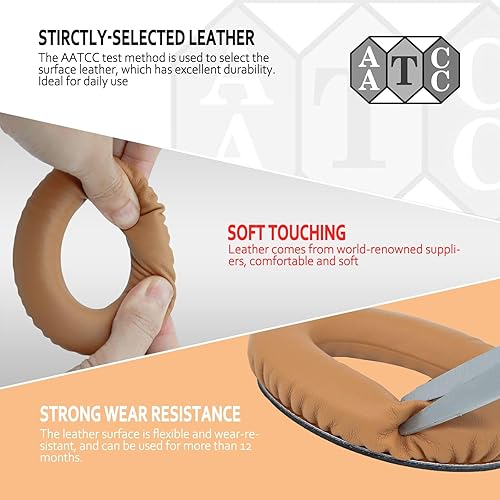 Vista 26 de Krone Kalpasmos - Almohadillas de repuesto de alta calidad para auriculares Bose, compatible con Bose QuietComfort 35 ii /QC35 /QC25 /QC2 /QC15 /Ae2