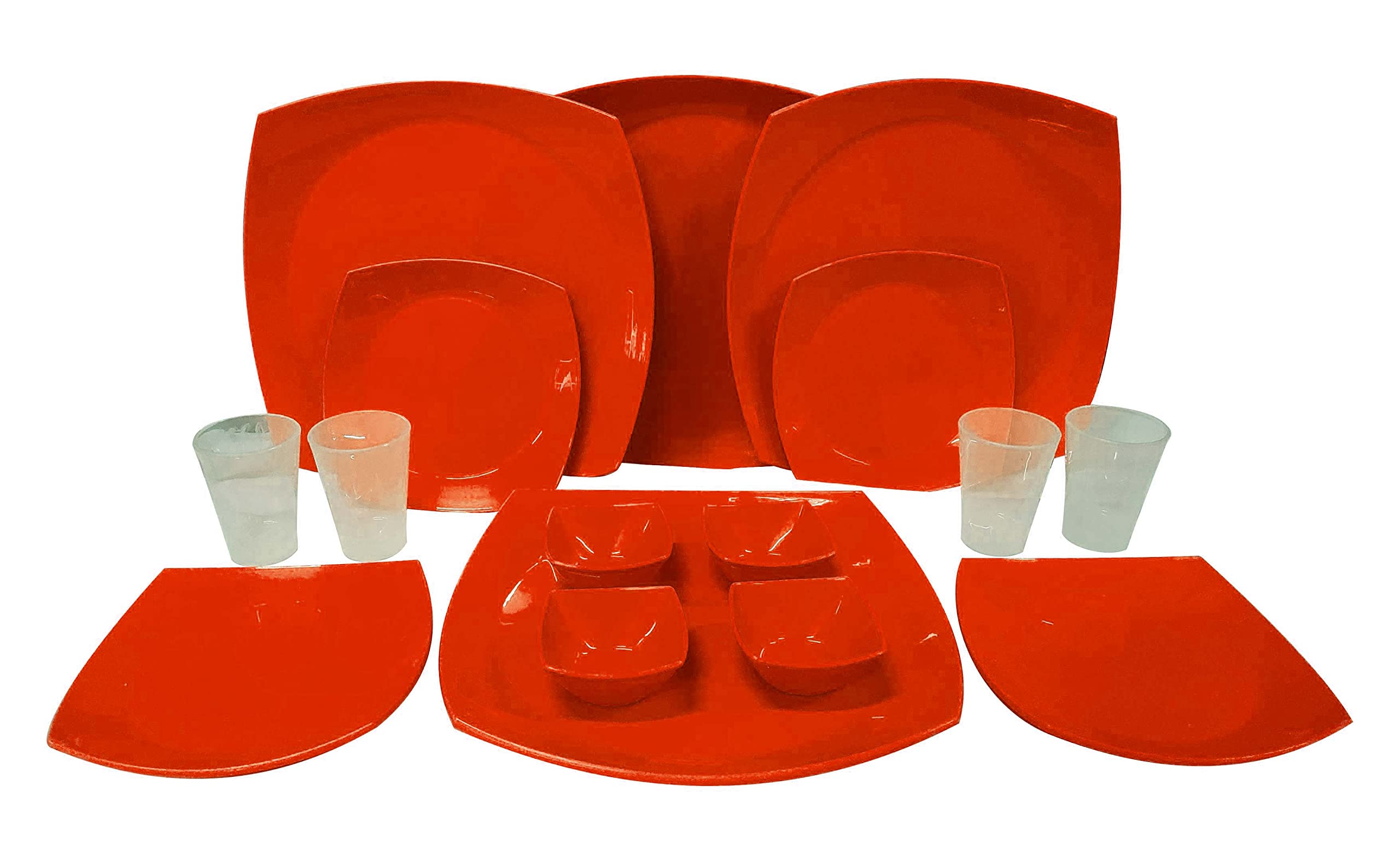 Buy Mehul Plastic Dinner Set, Microwave Safe Food Grade Unbreakable