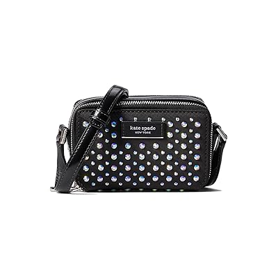 Kate Spade New York Double Zip Micro Embellished Leather Double Zip Micro Crossbody Women