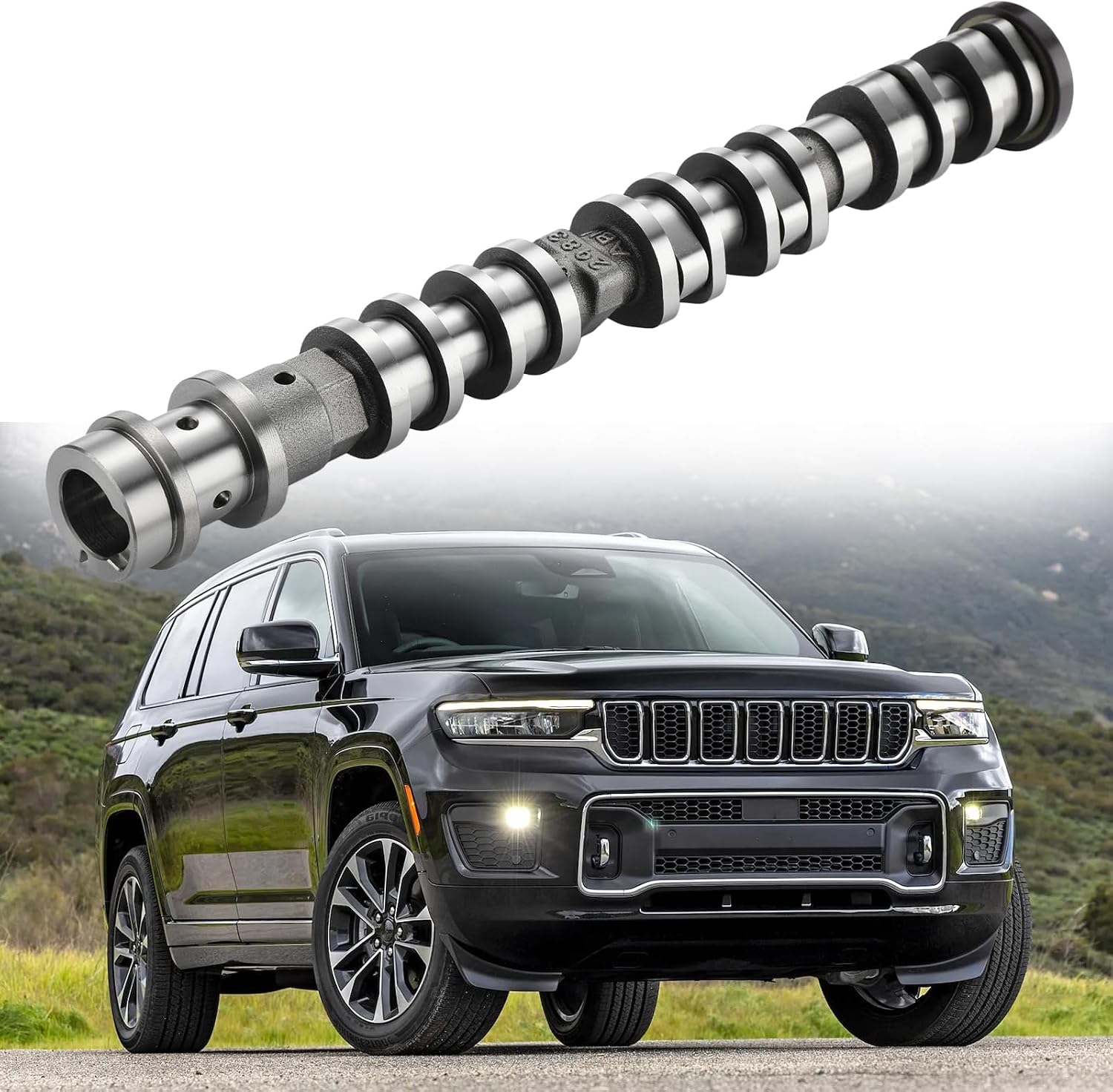5047912AD Left Intake Camshaft Fit for Jeep Grand Cherokee L/WK Wrangler Gladiator, Fit for Dodge Durango 16-2022, Fit for Chrysler Voyager Pacifica 17-22, Fit for Ram 1500/2500/3500 19-22, 3.6L V6