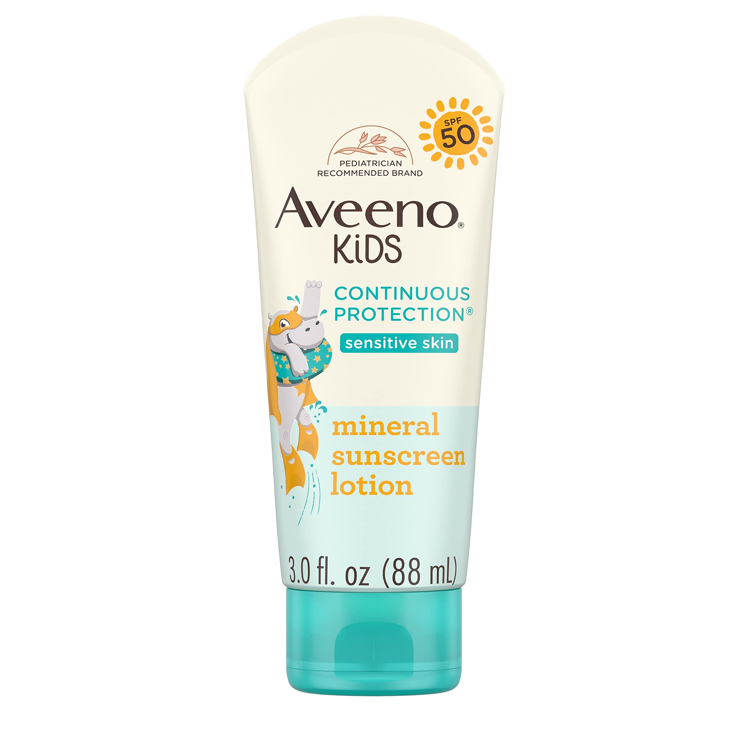 Buy Aveeno Kids Continuous Protection Zinc Oxide Mineral Sunscreen