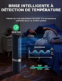 Midea Sensicool Air Cooler with 7L Water Cooling Mobile Air Conditioning Without Drain Hose, Fan with Water Cooling 2000 m³/Hour Evaporative Cooler, 6 Speeds, Touch Display (Blue) - 3