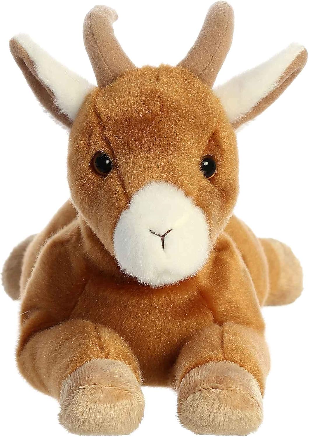 Aurora® Adorable Flopsie™ Gemma Goat™ Stuffed Animal - Playful Ease - Timeless Companions - Brown 12 Inches
