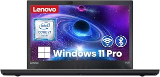 ThinkPad T470 i7-6600U 8GB 256GB SSD Win11 Pro Renewed | Ideal for Office, Home & Remote Work, Professionally Renewed & Tested