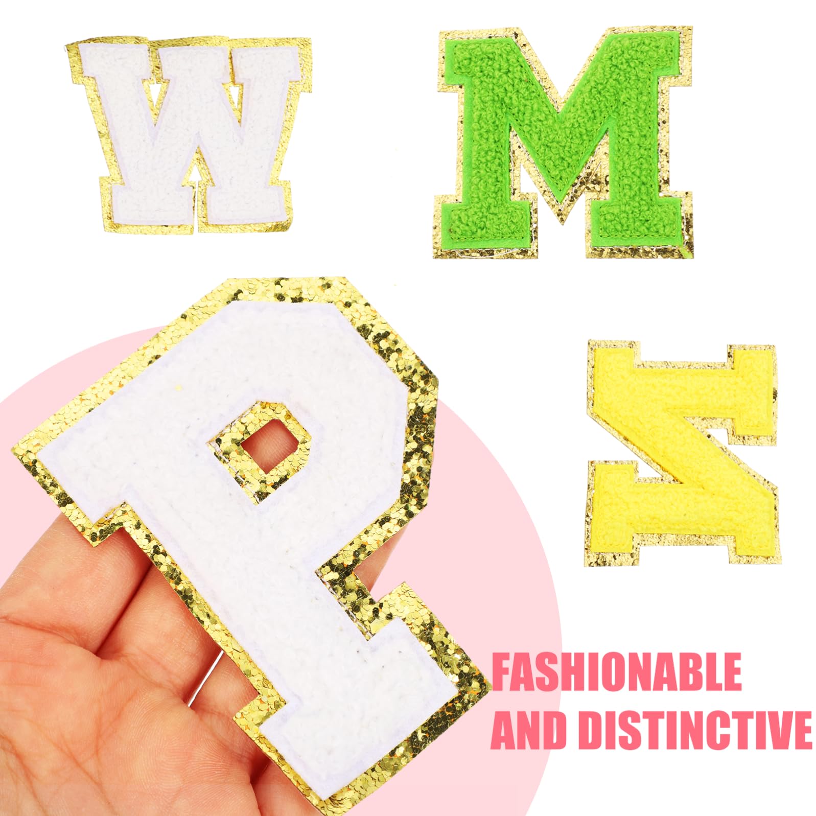 SHINEOFI 78piezas Parches De Letras Bordados Termoadhesivos Para Ropa Parches De Costura y Decoración De Para Chaquetas Bolsos Sombreros