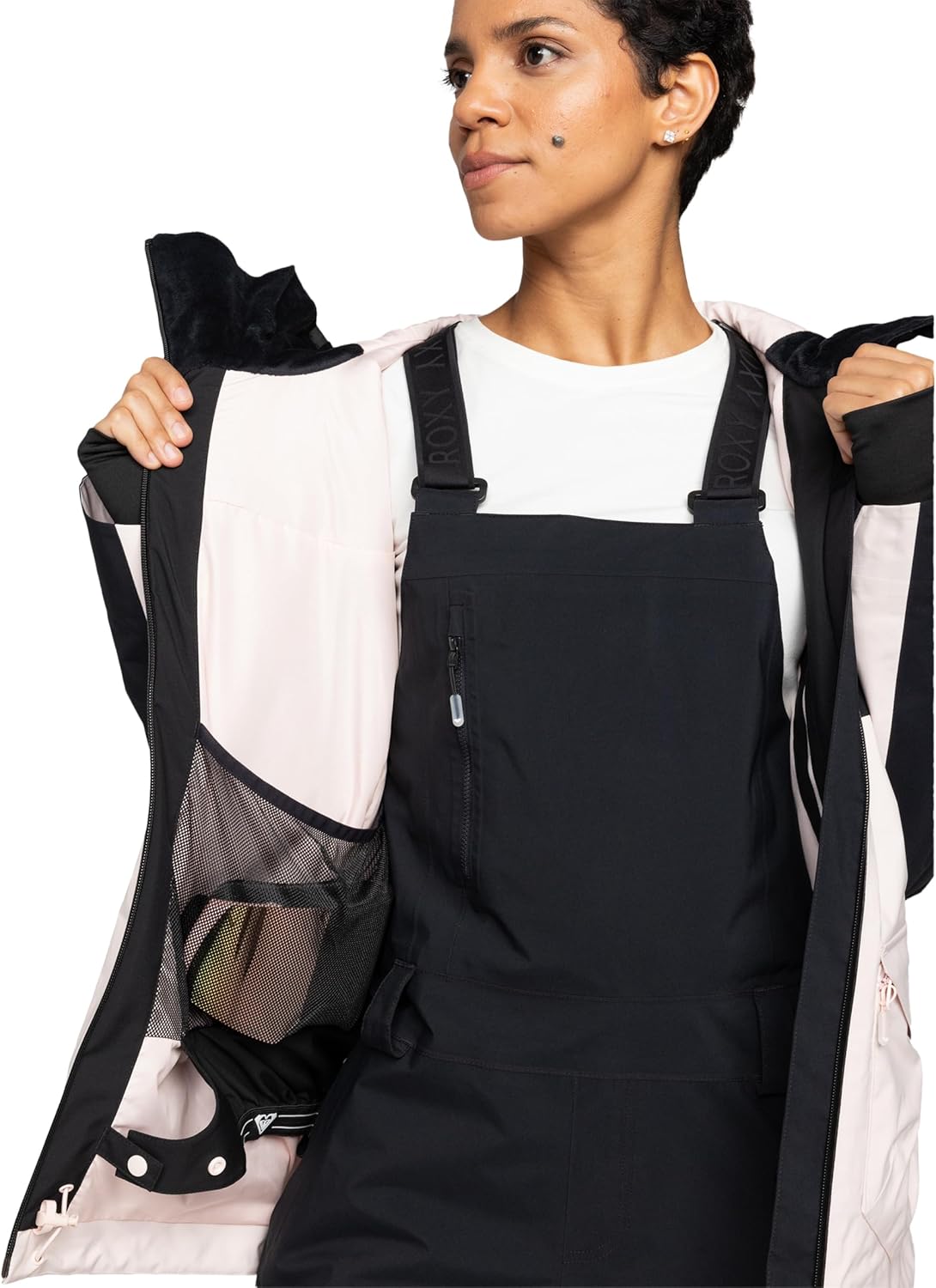 Roxy womens Purelines Gore-tex Stretch Ski Jacket – 20k Waterproof 2 Layer Shell, Cohaesive Hood System - Image 3